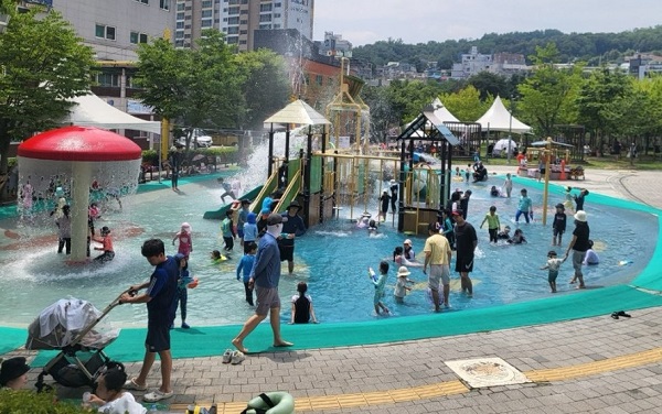 구리시, 시원한 여름 선물 공원 내 물놀이장·바닥분수 6월 20일 개장