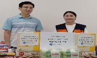 한국자유총연맹 구리시지회, 북한이탈주민과 나눔 전달식 개최